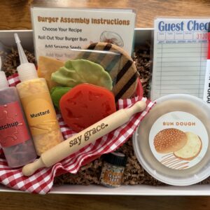 Dramatic Play Burger Basket
