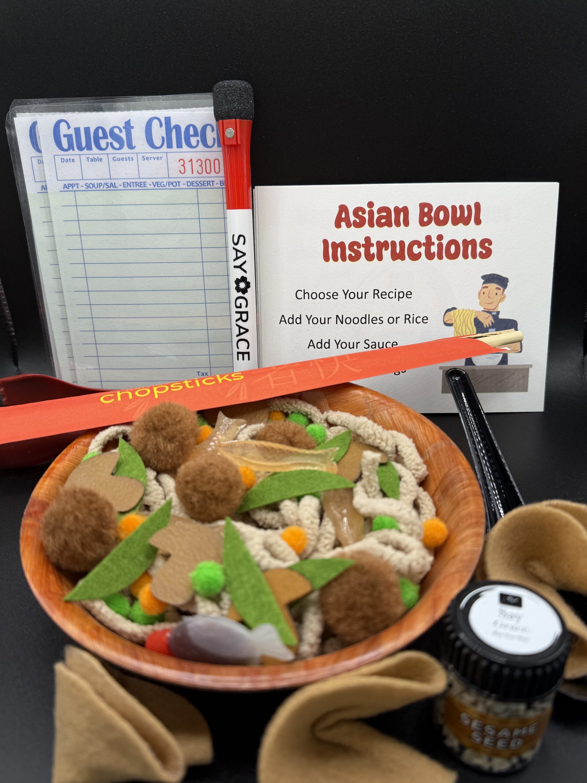 Dramatic Play Asian Bowl Kit