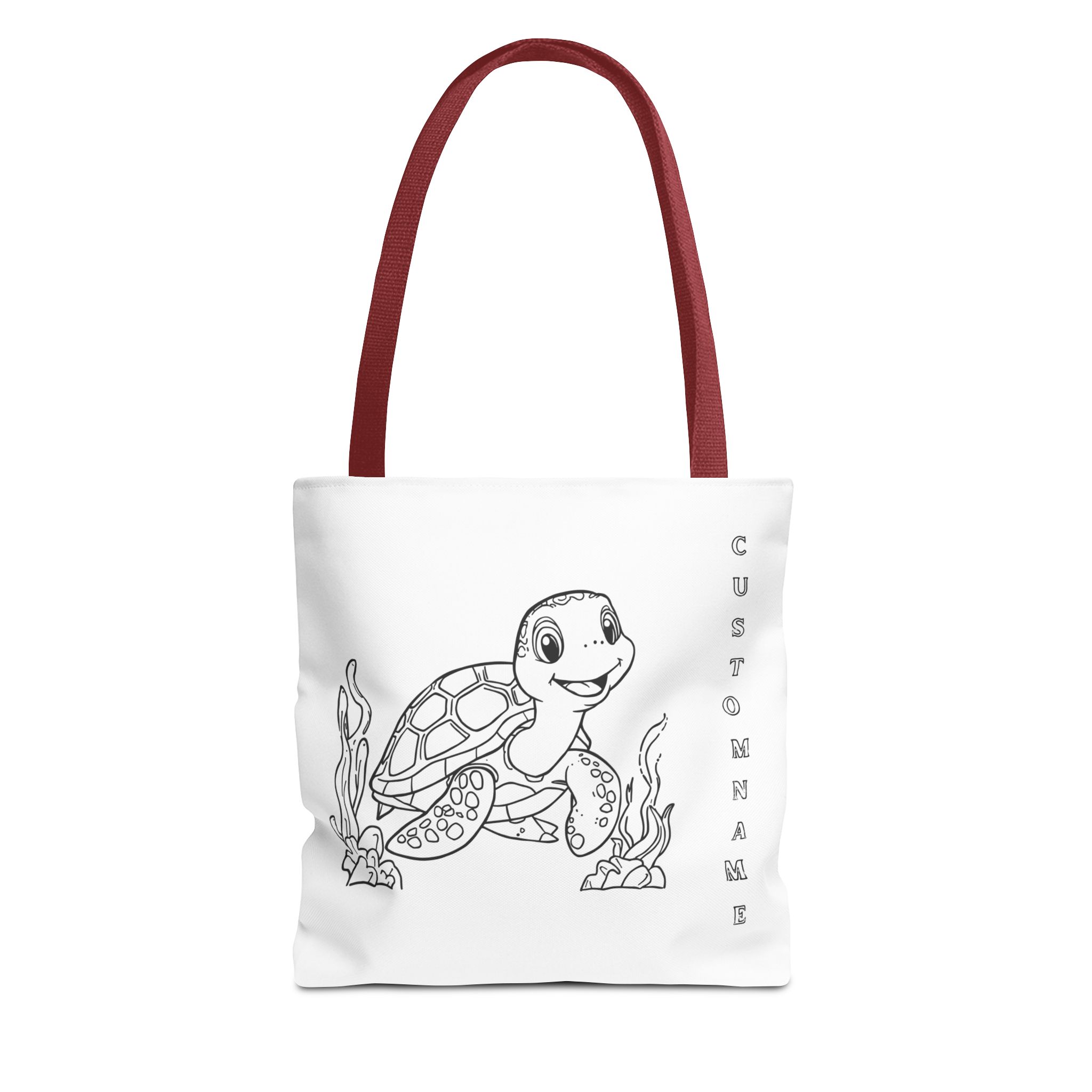 Color Me Turtle Tote Bag