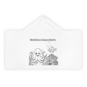 Say Grace® Youth Hooded Towel-Under the Sea