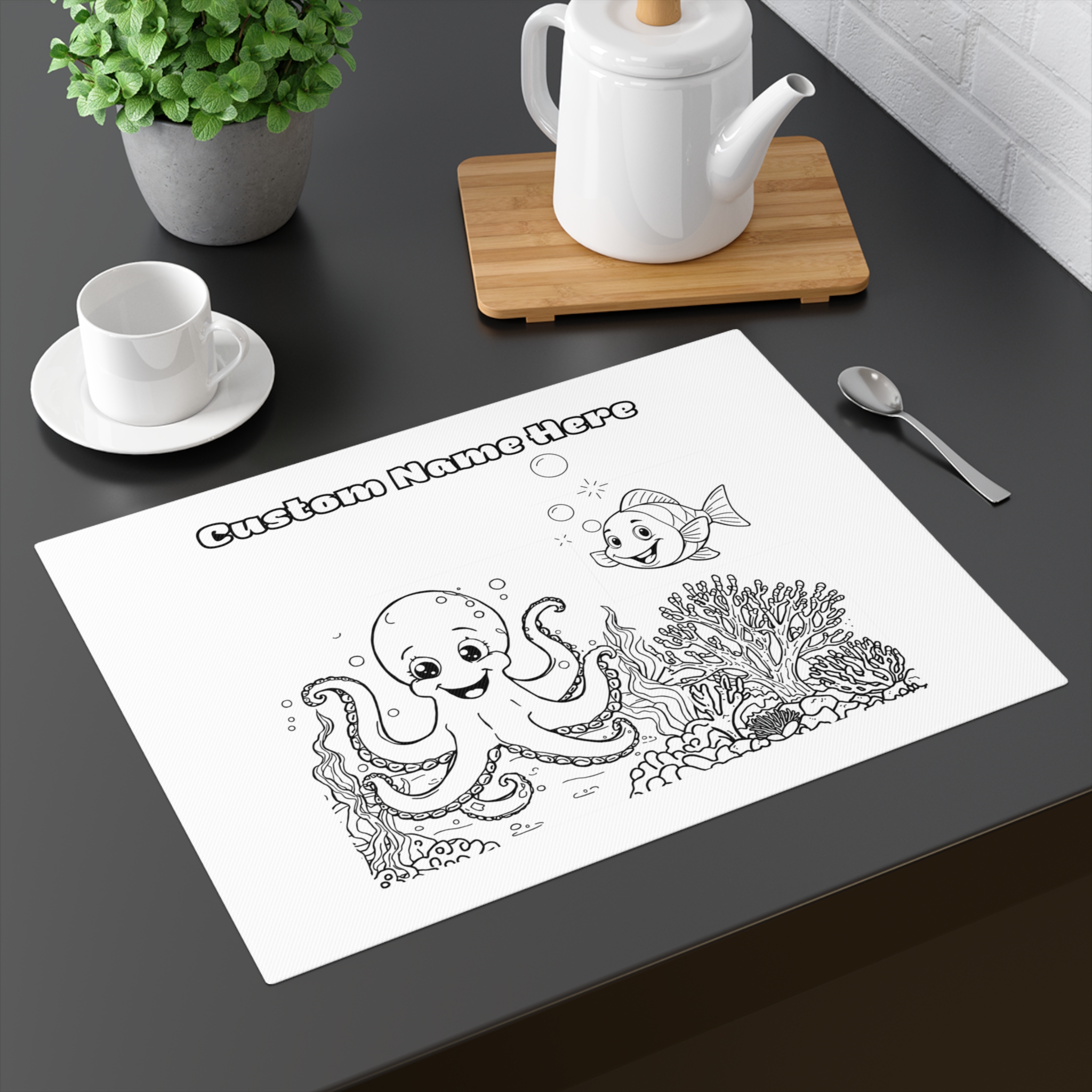 Say Grace® Color Me Placemat, 1pc