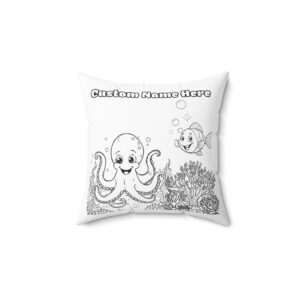 Say Grace® Color Me Ocean Square Pillow